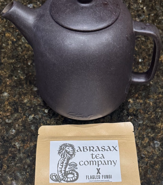 Lion's Mane with Yaupon and Green Tea by Abrasax Tea Co.